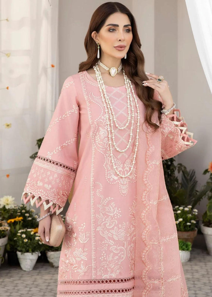 Mohagni Embroidered Lawn Suits Unstitched 3 Piece AM-07 - Summer Collection