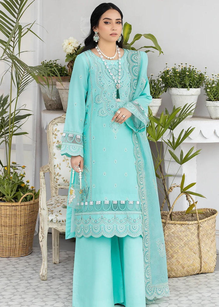Mohagni Embroidered Lawn Suits Unstitched 3 Piece AM-09 - Summer Collection