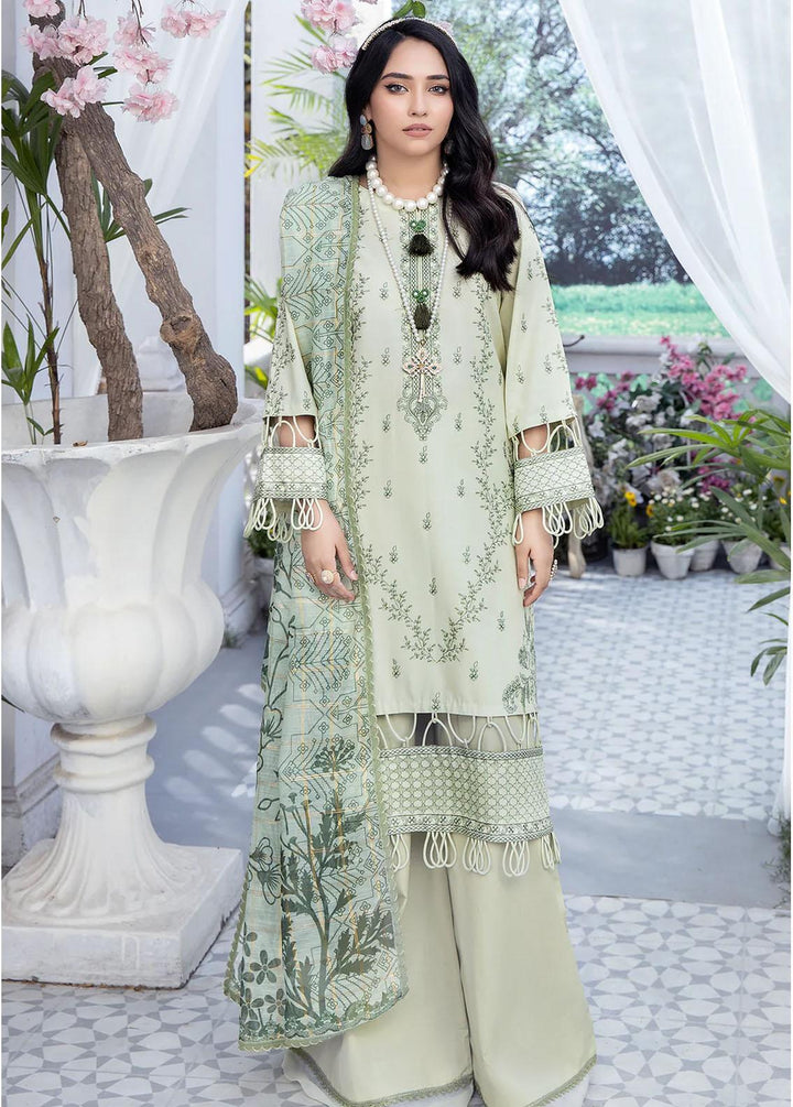 Mohagni Embroidered Lawn Suits Unstitched 3 Piece BM-01 - Summer Collection