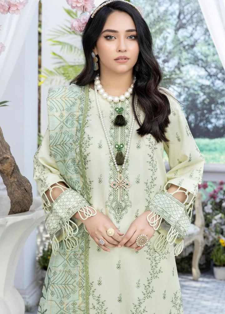 Mohagni Embroidered Lawn Suits Unstitched 3 Piece BM-01 - Summer Collection
