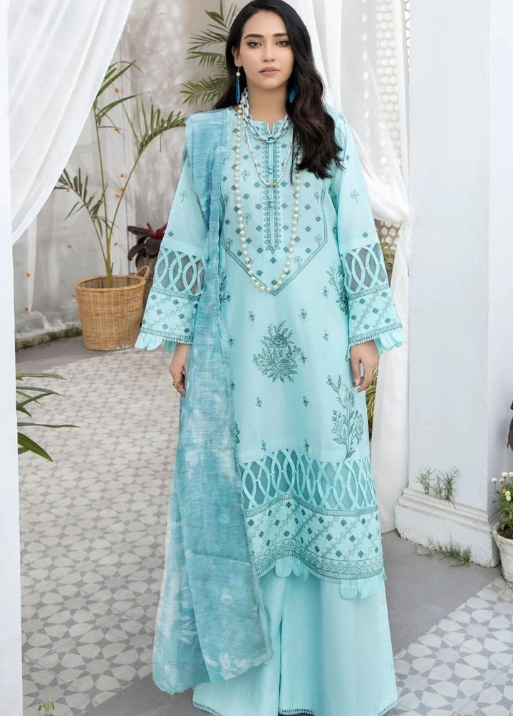 Mohagni Embroidered Lawn Suits Unstitched 3 Piece BM-06 - Summer Collection