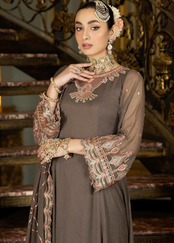 Mohagni Embroidered Chiffon Suits Unstitched 3 Piece MGP-05 - Festive Collection