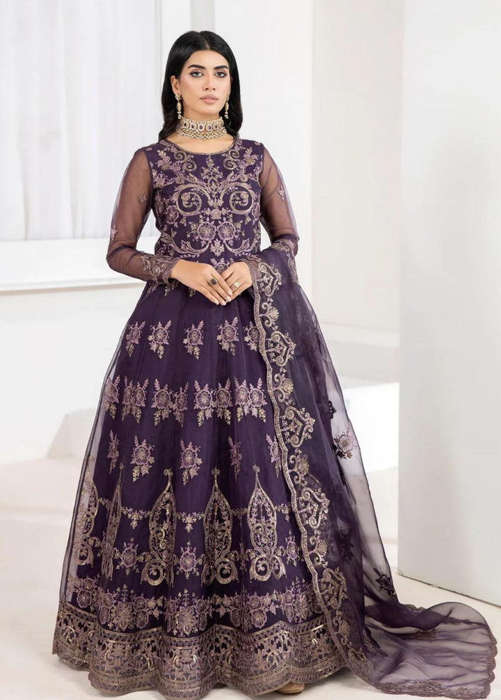 Mohagni Embroidered Organza Suits Unstitched 3 Piece MGP-14 - Festive Collection