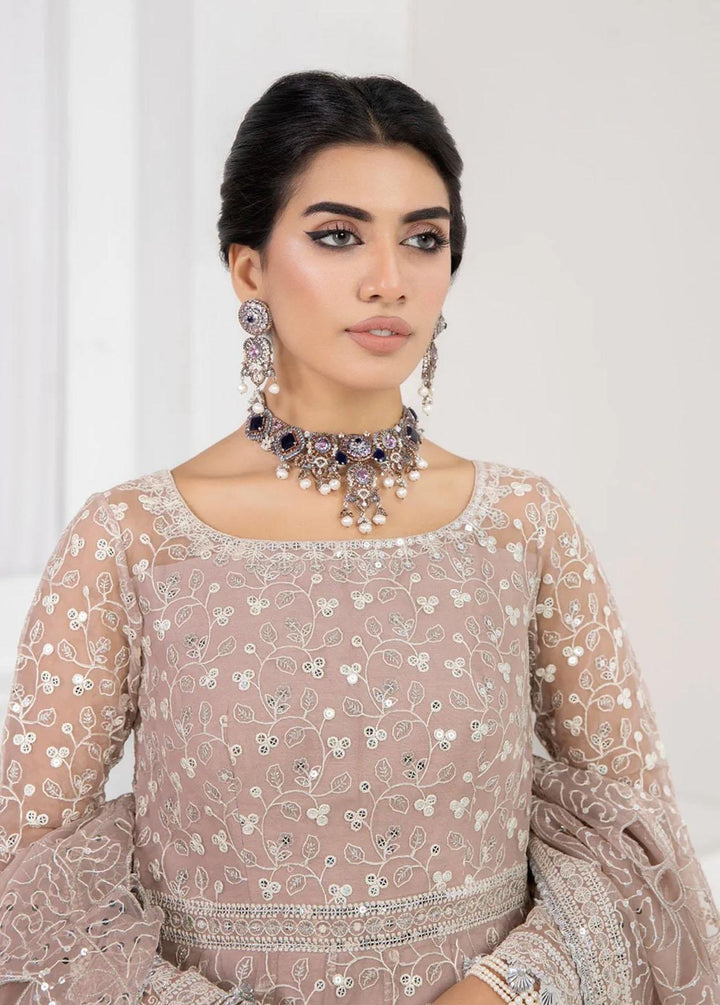 Mohagni Embroidered Organza Suits Unstitched 3 Piece MGP-15 - Festive Collection