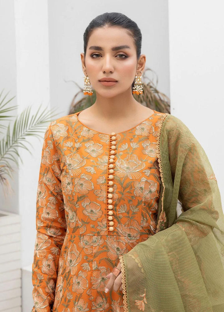Mohagni Embroidered Lawn Suits Unstitched 3 Piece MGY-04 - Festive Collection
