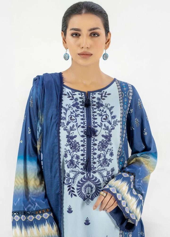 Mohagni Embroidered Lawn Suits Unstitched 3 Piece MED-06 - Luxury Collection