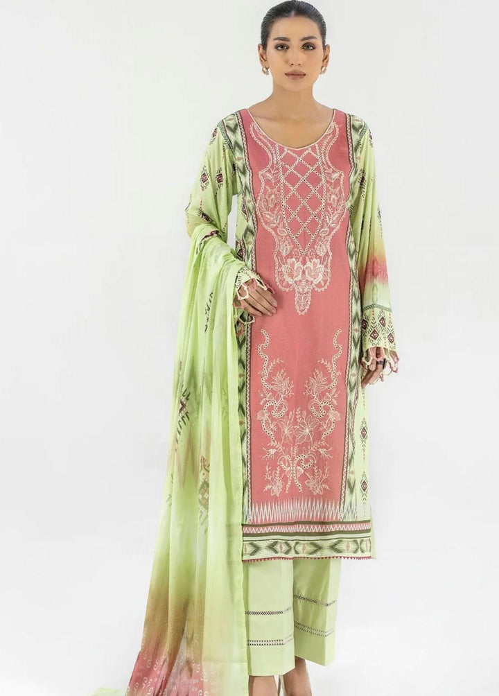 Mohagni Embroidered Lawn Suits Unstitched 2 Piece MED-07 - Luxury Collection