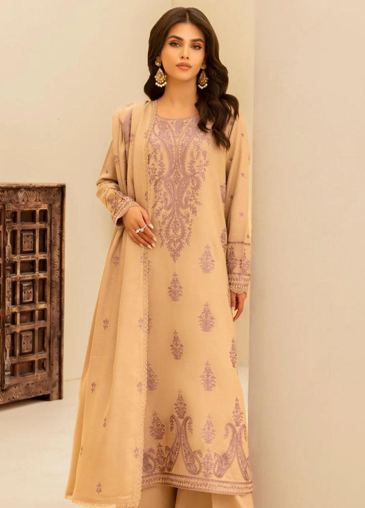 Mohagni Embroidered Wool Suits Unstitched 3 Piece MWS-10 - Winter Collection