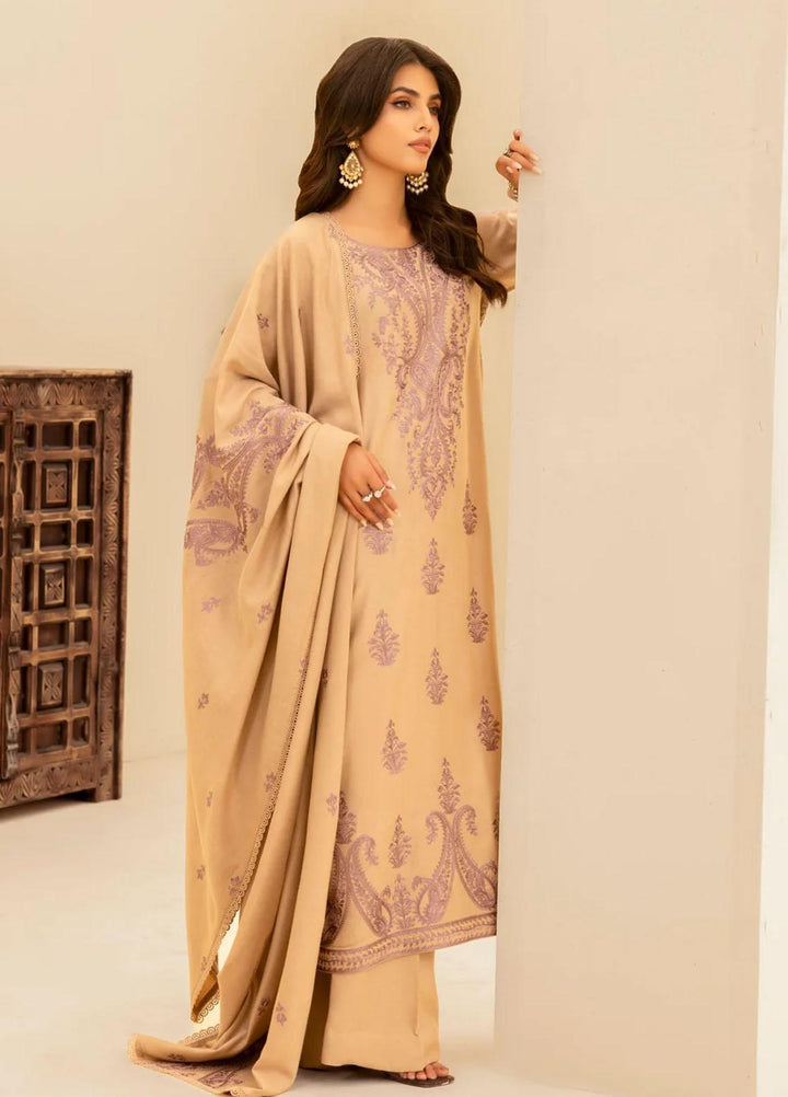 Mohagni Embroidered Wool Suits Unstitched 3 Piece MWS-10 - Winter Collection