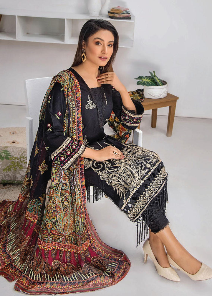 Mohini By Humdum Embroidered Lawn Suits Unstitched 3 Piece HD23M D-01 - Summer Collection