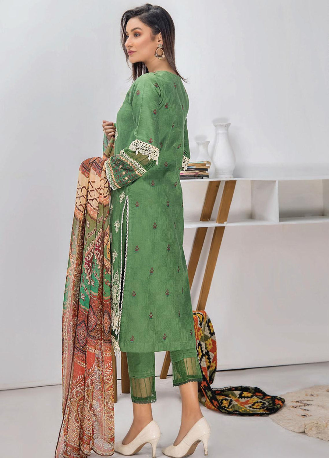 Mohini By Humdum Embroidered Lawn Suits Unstitched 3 Piece HD23M D-03 - Summer Collection