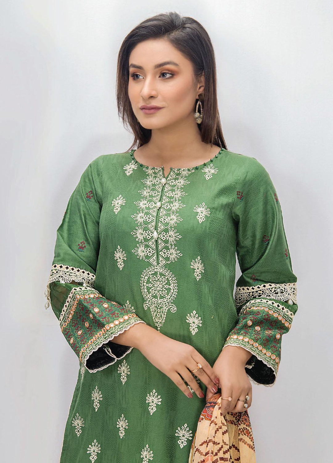 Mohini By Humdum Embroidered Lawn Suits Unstitched 3 Piece HD23M D-03 - Summer Collection