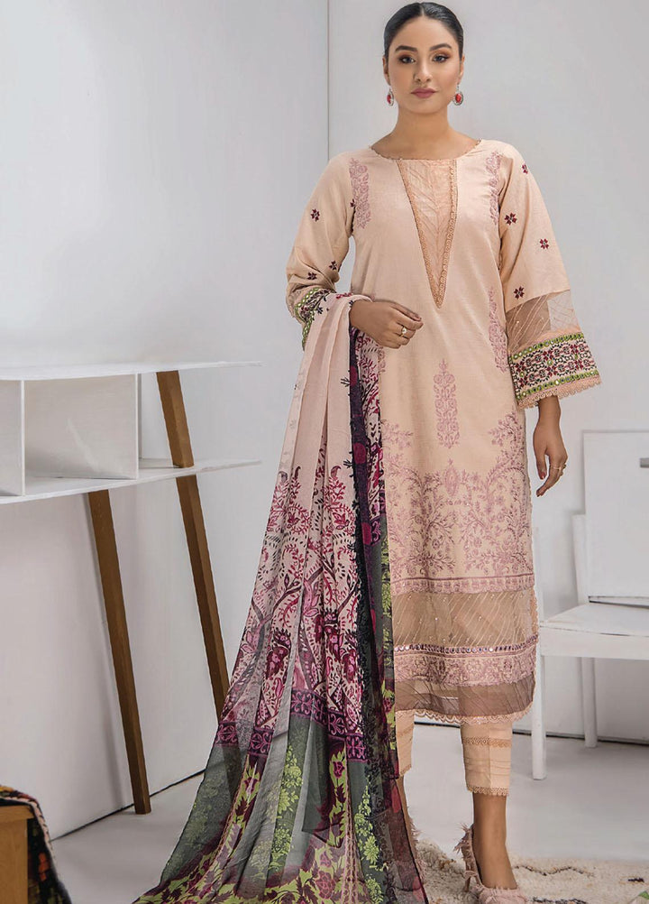Mohini By Humdum Embroidered Lawn Suits Unstitched 3 Piece HD23M D-09 - Summer Collection