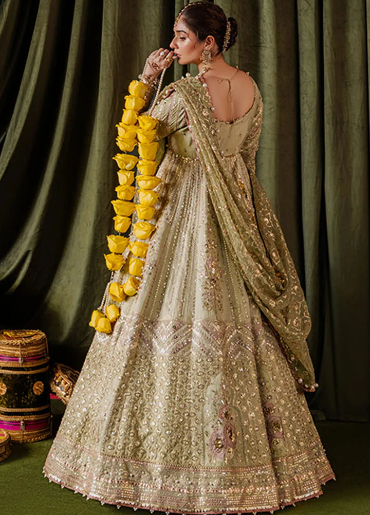 Mohsin Naveed Ranjha Embroidered Raw Silk Suit Unstitched 3 Piece MNR24ZD Mastani - Luxury Collection