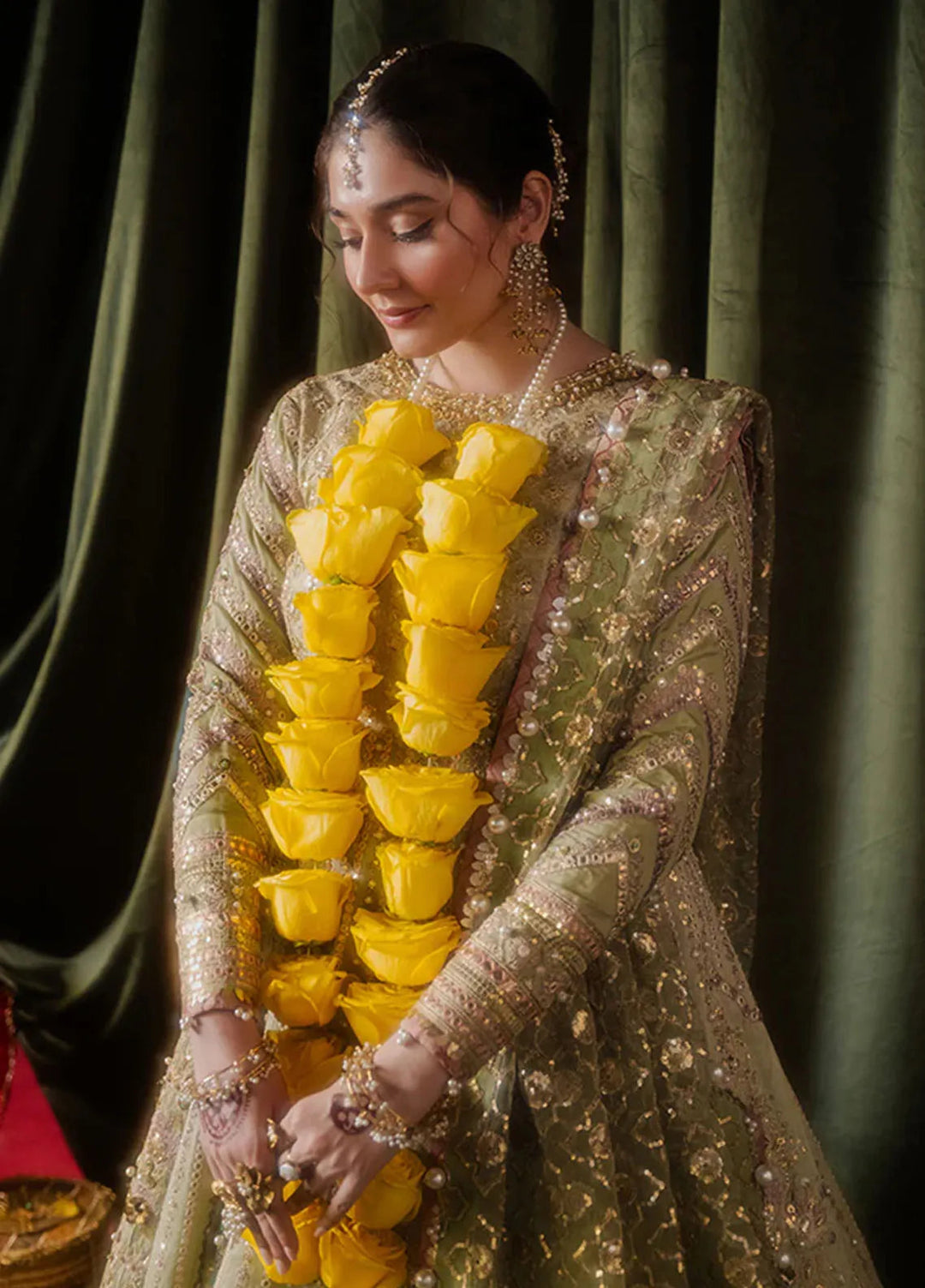 Mohsin Naveed Ranjha Embroidered Raw Silk Suit Unstitched 3 Piece MNR24ZD Mastani - Luxury Collection