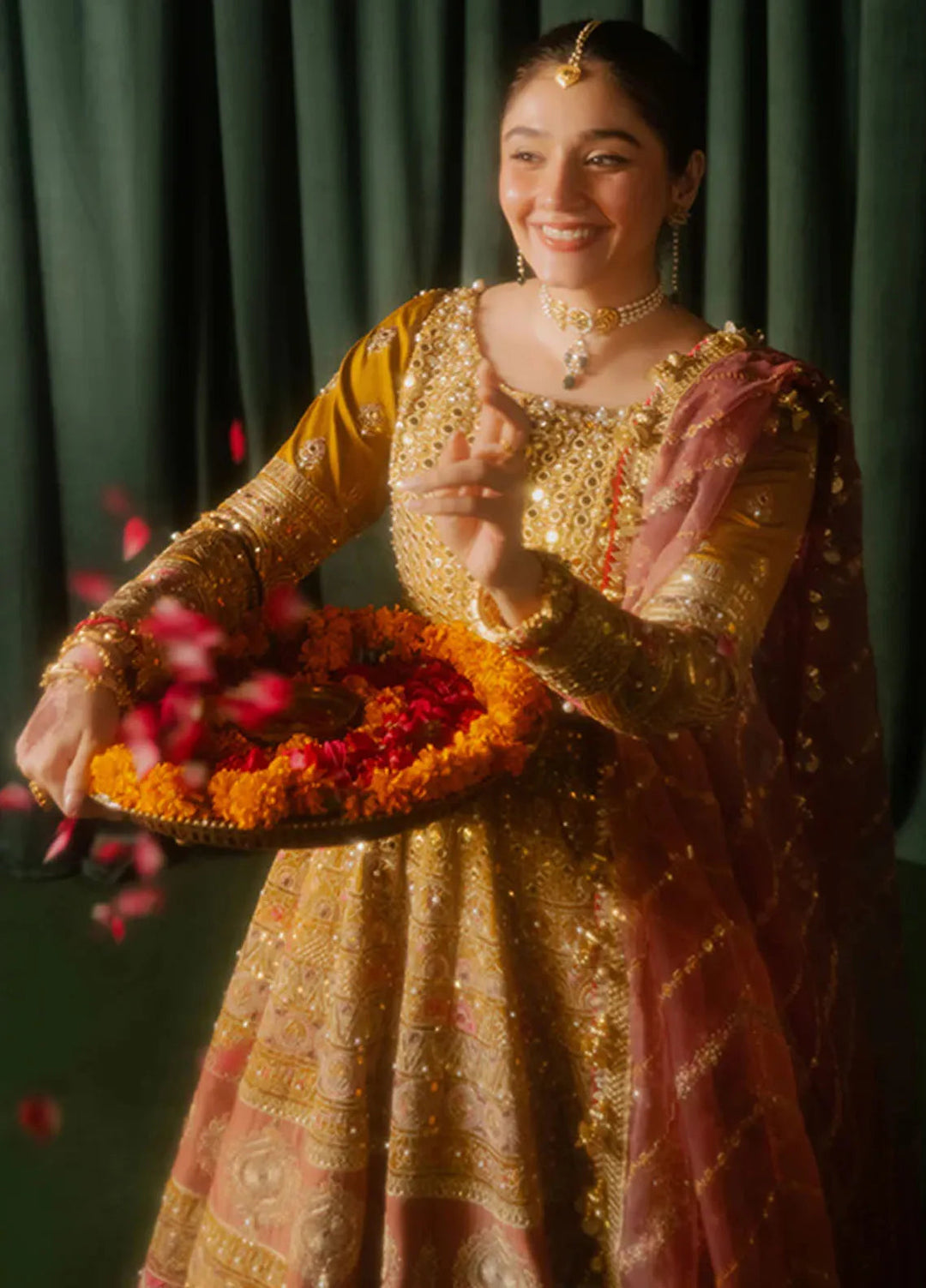 Mohsin Naveed Ranjha Embroidered Raw Silk Suit Unstitched 3 Piece MNR24ZD Meher - Luxury Collection