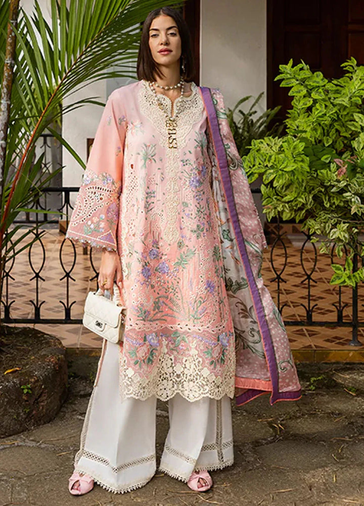 Mon Tresor by Esmel Embroidered Lawn Suits Unstitched 3 Piece EML25MT ESL-2503 Coup De Foudre - Summer Collection