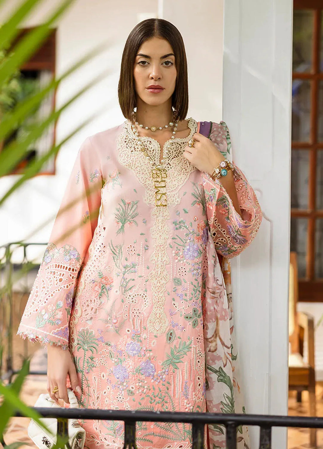 Mon Tresor by Esmel Embroidered Lawn Suits Unstitched 3 Piece EML25MT ESL-2503 Coup De Foudre - Summer Collection