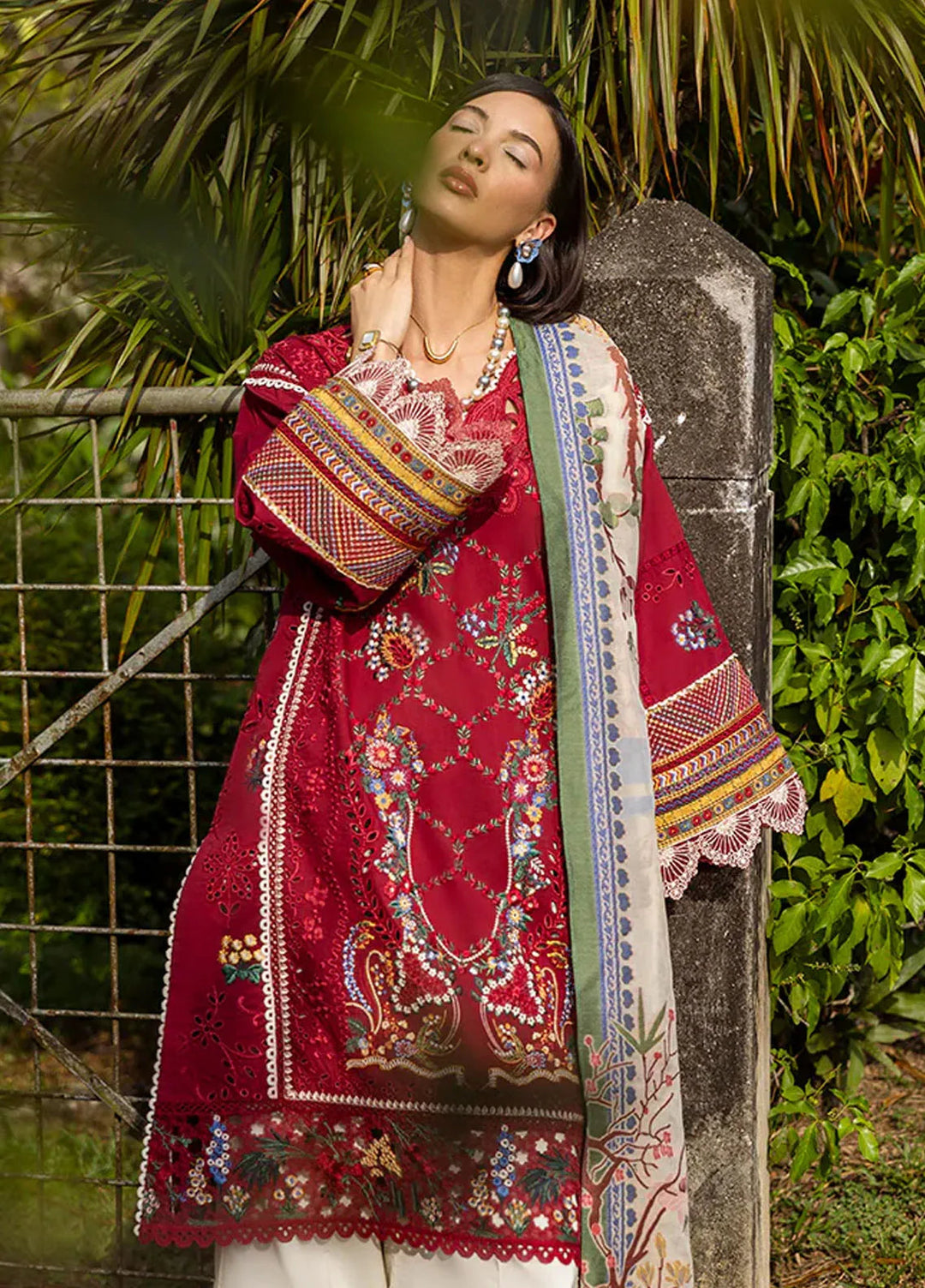Mon Tresor by Esmel Embroidered Lawn Suits Unstitched 3 Piece EML25MT ESL-2504 Merci Pour Tout - Summer Collection