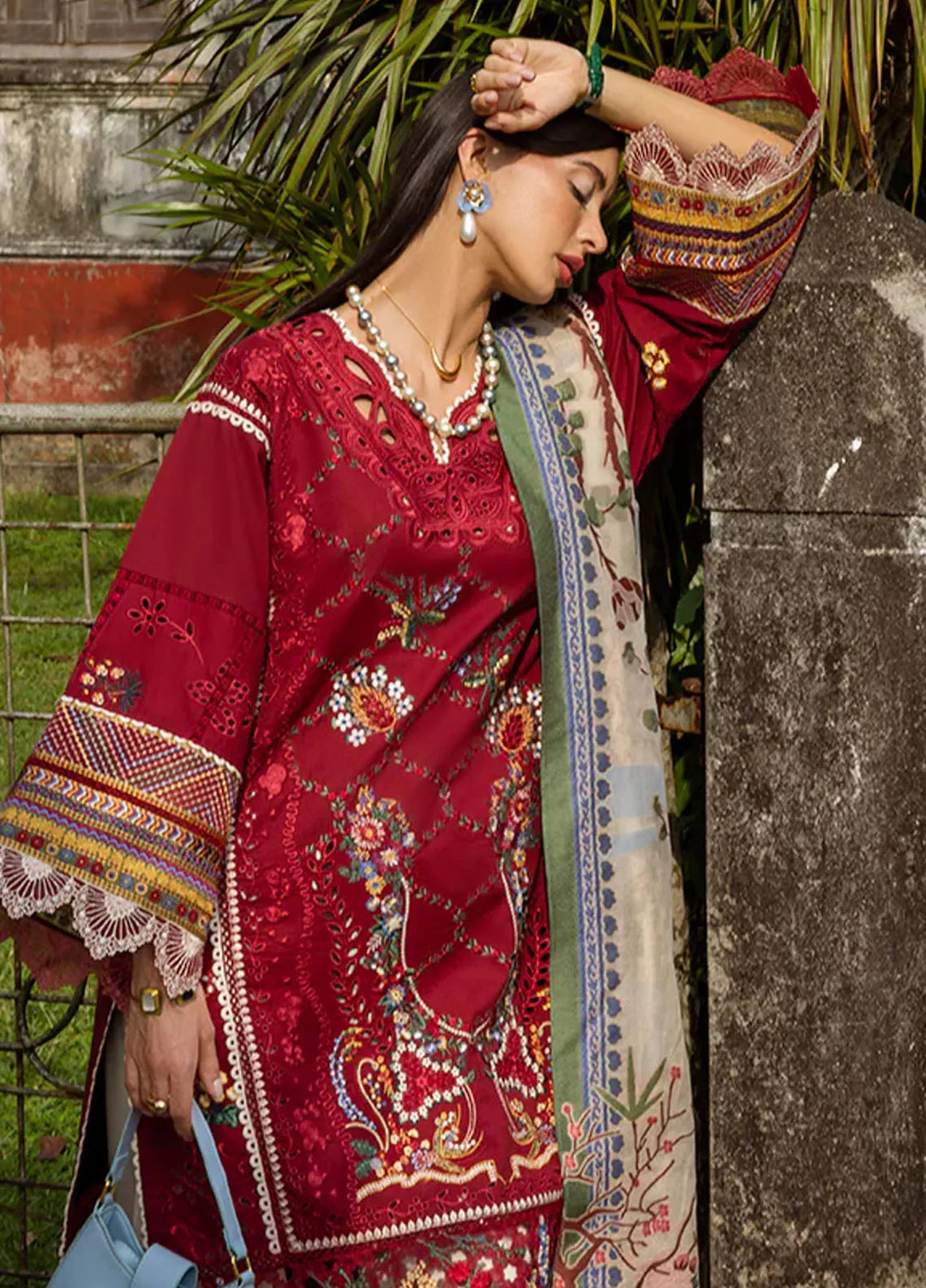 Mon Tresor by Esmel Embroidered Lawn Suits Unstitched 3 Piece EML25MT ESL-2504 Merci Pour Tout - Summer Collection