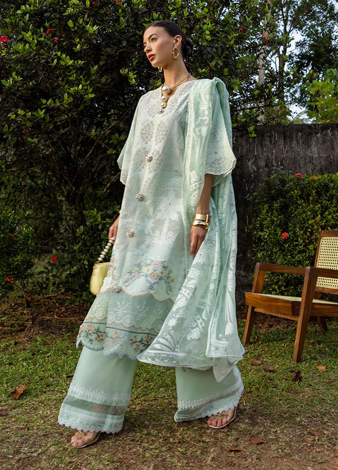 Mon Tresor by Esmel Embroidered Lawn Suits Unstitched 3 Piece EML25MT ESL-2510 Fait Avec Amour - Summer Collection