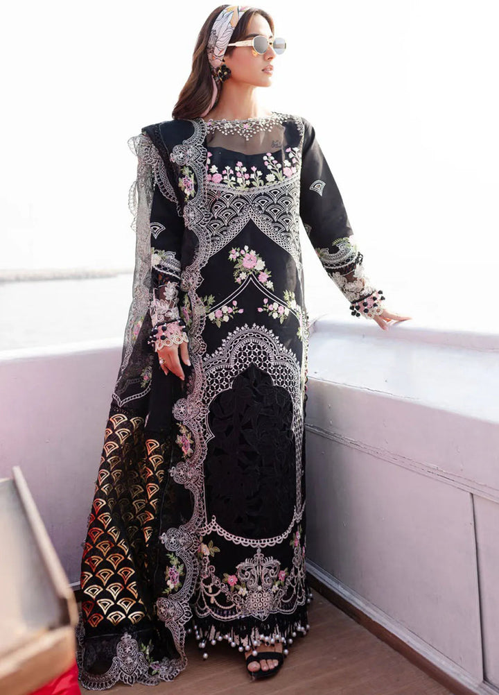 Monaco by Parishay Embroidered Lawn Suit Unstitched 3 Piece PR25ML MS-01 - Summer Collection