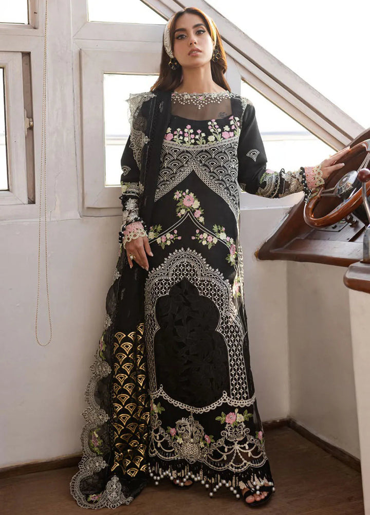Monaco by Parishay Embroidered Lawn Suit Unstitched 3 Piece PR25ML MS-01 - Summer Collection