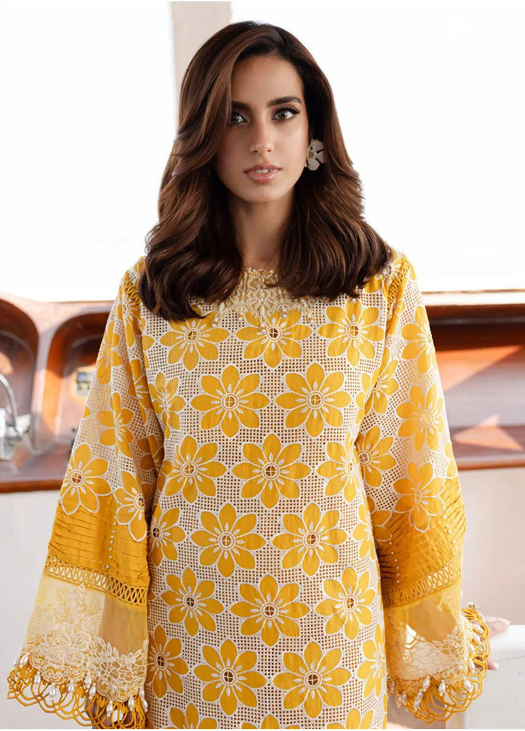 Monaco by Parishay Embroidered Lawn Suit Unstitched 3 Piece PR25ML MS-02 - Summer Collection