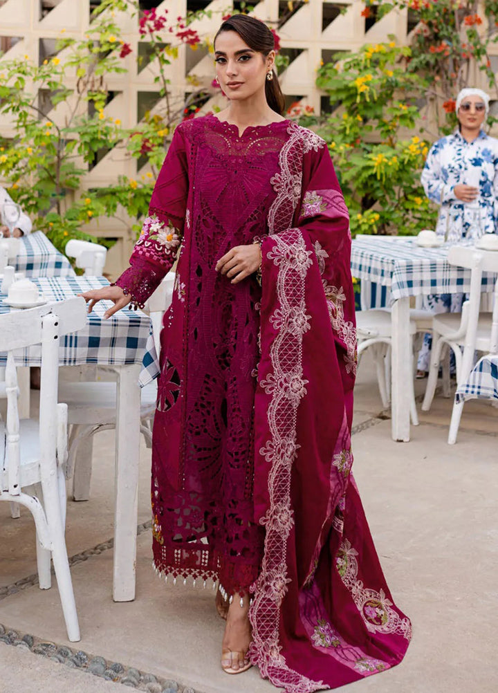 Monaco by Parishay Embroidered Lawn Suit Unstitched 3 Piece PR25ML MS-03 - Summer Collection
