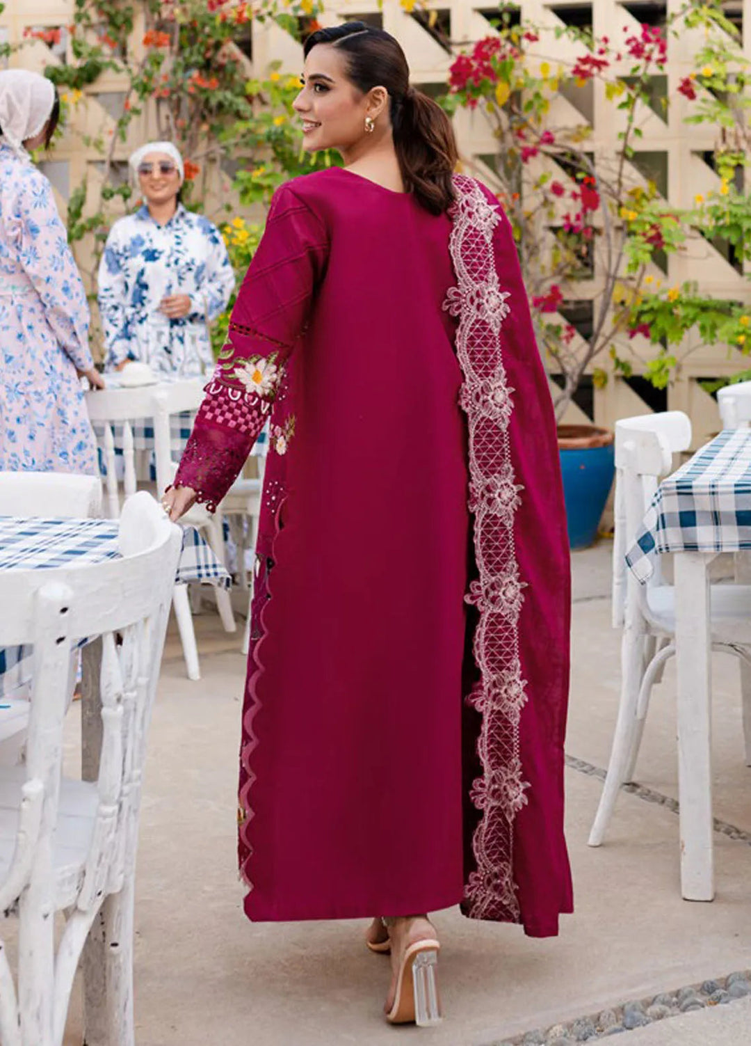 Monaco by Parishay Embroidered Lawn Suit Unstitched 3 Piece PR25ML MS-03 - Summer Collection