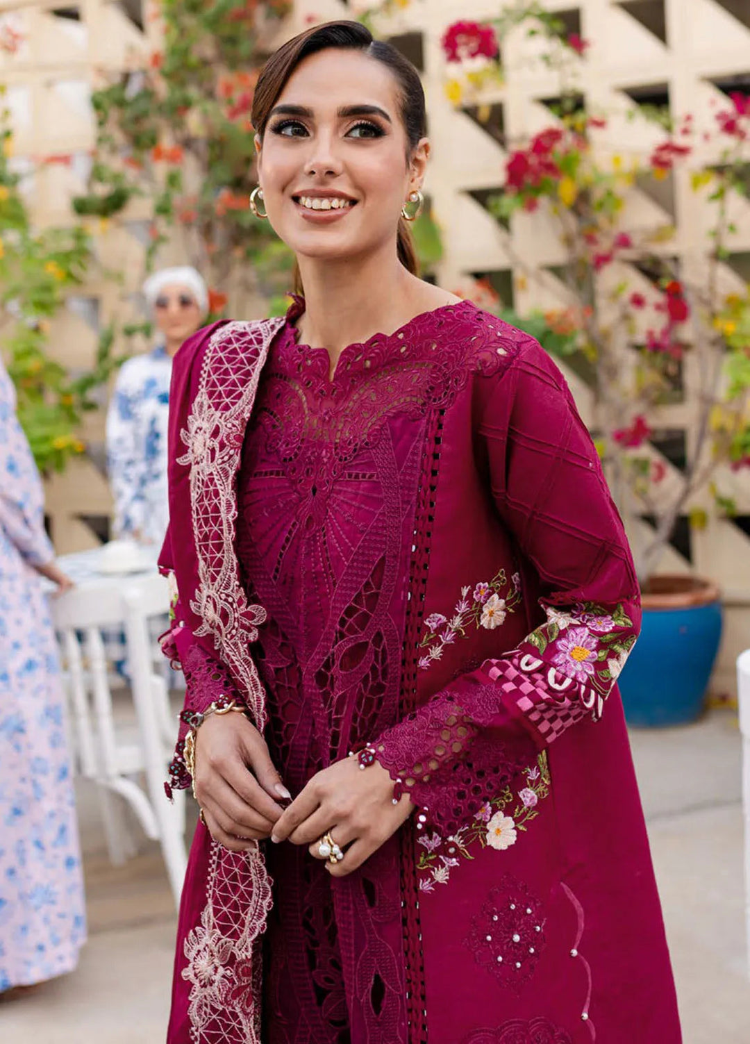 Monaco by Parishay Embroidered Lawn Suit Unstitched 3 Piece PR25ML MS-03 - Summer Collection