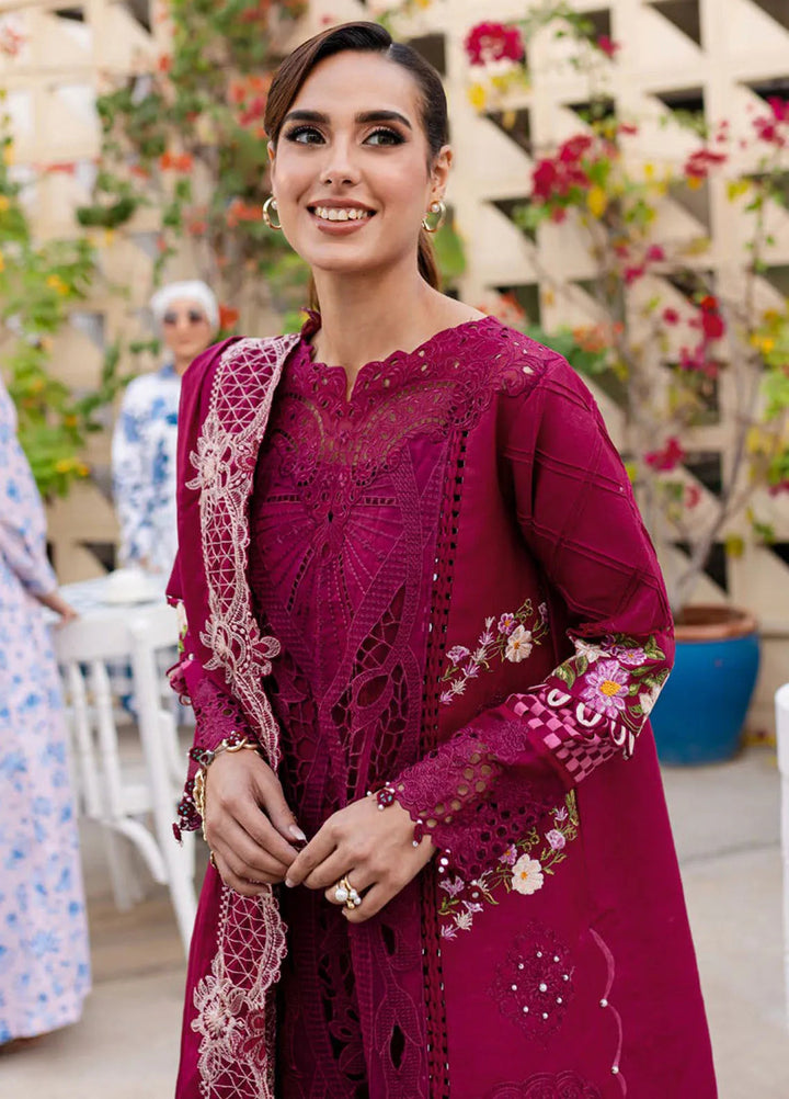 Monaco by Parishay Embroidered Lawn Suit Unstitched 3 Piece PR25ML MS-03 - Summer Collection