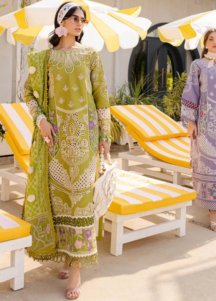 Monaco by Parishay Embroidered Lawn Suit Unstitched 3 Piece PR25ML MS-04 - Summer Collection