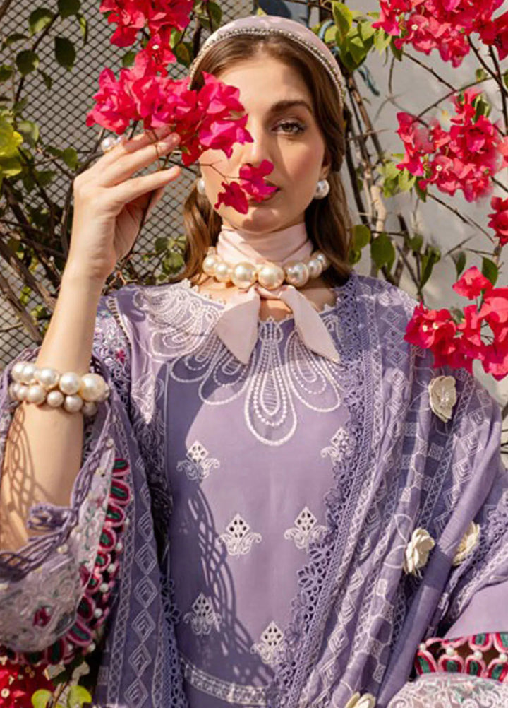 Monaco by Parishay Embroidered Lawn Suit Unstitched 3 Piece PR25ML MS-05 - Summer Collection