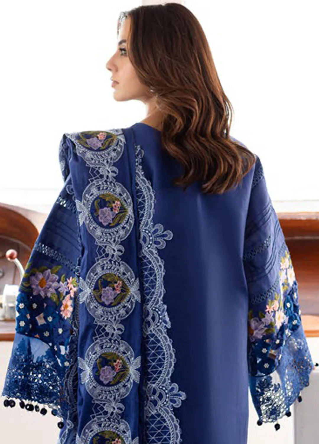 Monaco by Parishay Embroidered Lawn Suit Unstitched 3 Piece PR25ML MS-06 - Summer Collection