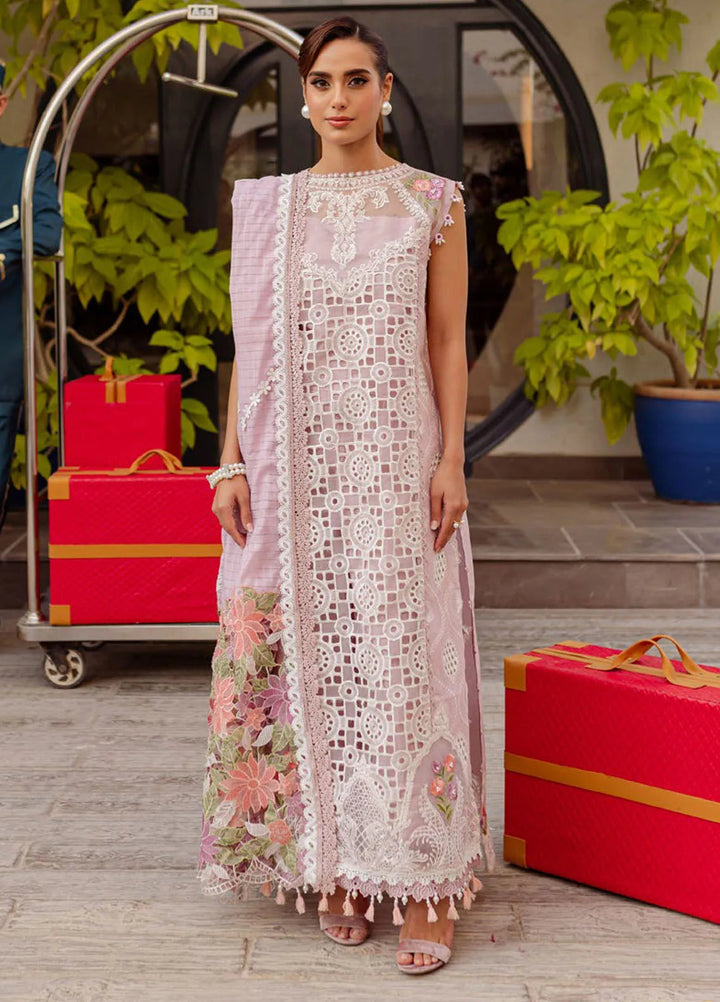 Monaco by Parishay Embroidered Lawn Suit Unstitched 3 Piece PR25ML MS-07 - Summer Collection