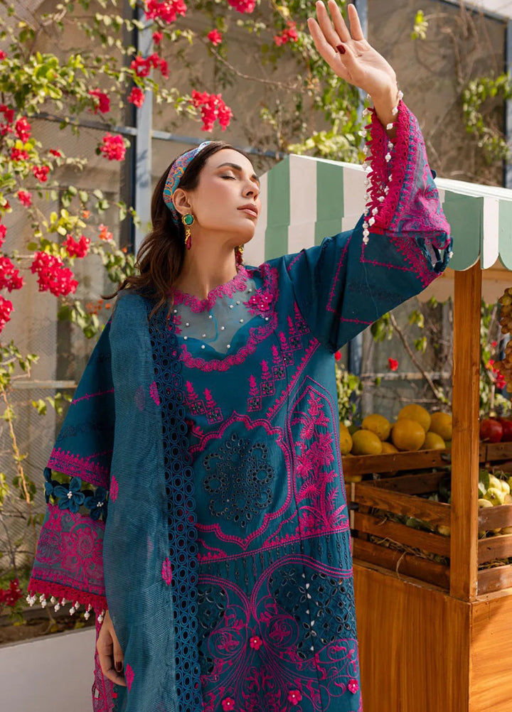 Monaco by Parishay Embroidered Lawn Suit Unstitched 3 Piece PR25ML MS-11 - Summer Collection