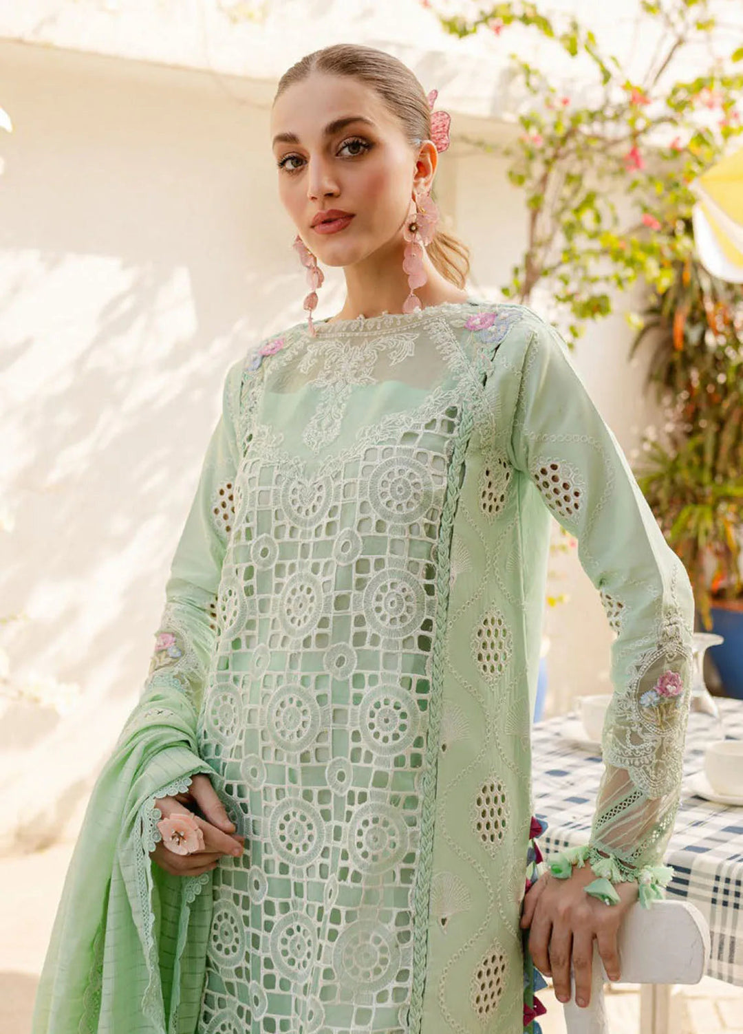 Monaco by Parishay Embroidered Lawn Suit Unstitched 3 Piece PR25ML MS-12 - Summer Collection