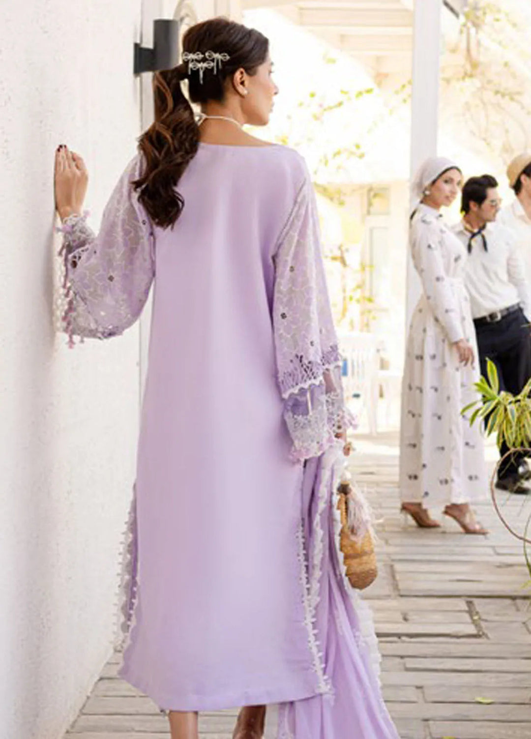 Monaco by Parishay Embroidered Lawn Suit Unstitched 3 Piece PR25ML MS-13 - Summer Collection