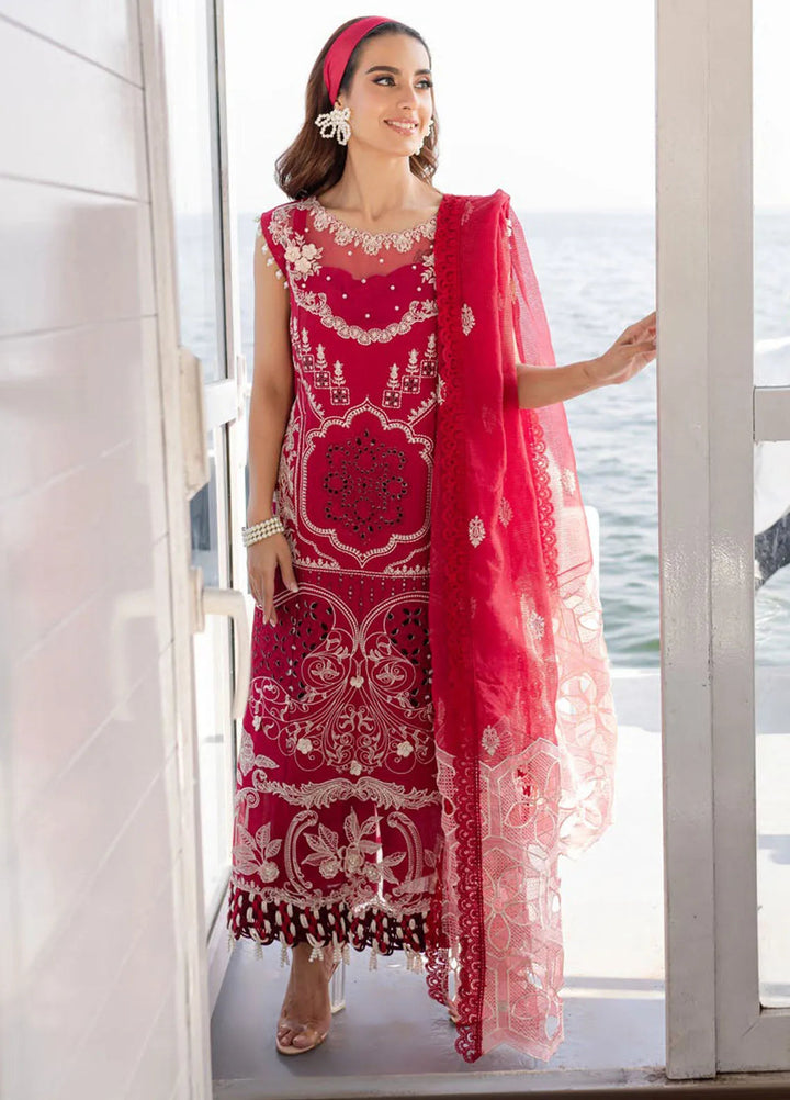 Monaco by Parishay Embroidered Lawn Suit Unstitched 3 Piece PR25ML MS-14 - Summer Collection