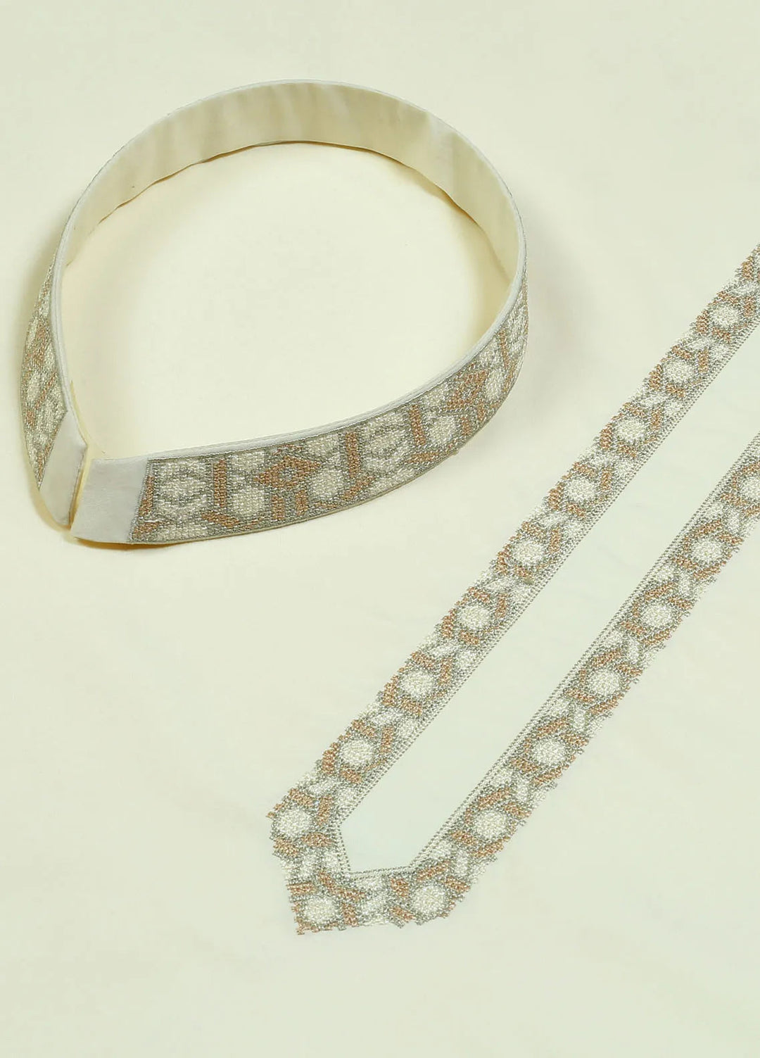 Monochrome by Fabrich Embroidered Wash N Wear Suit Unstitched 2 Piece GTS-BGB-002 - Festive Collection