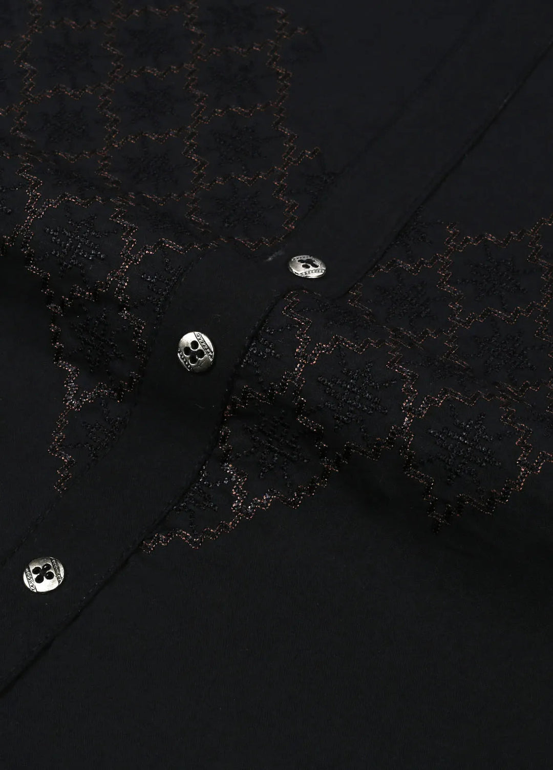 Monochrome by Fabrich Embroidered Wash N Wear Suit Unstitched 2 Piece GTS-CE-002 - Festive Collection