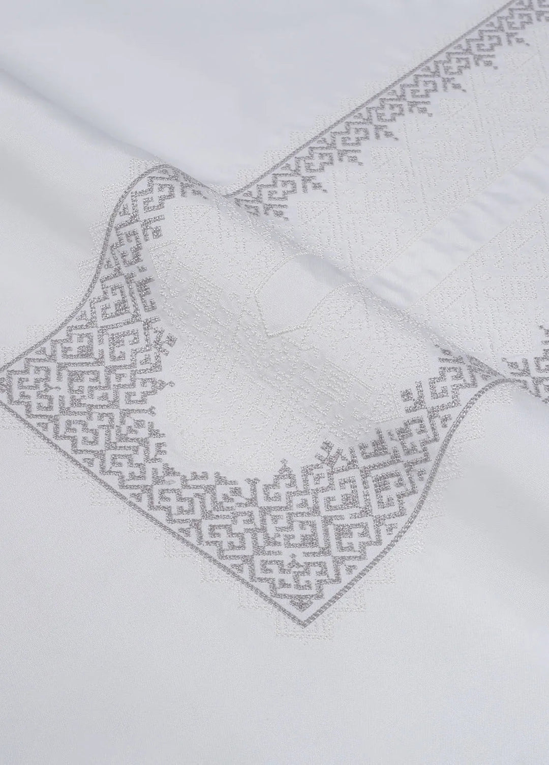 Monochrome by Fabrich Embroidered Wash N Wear Suit Unstitched 2 Piece GTS-MB-004 - Festive Collection