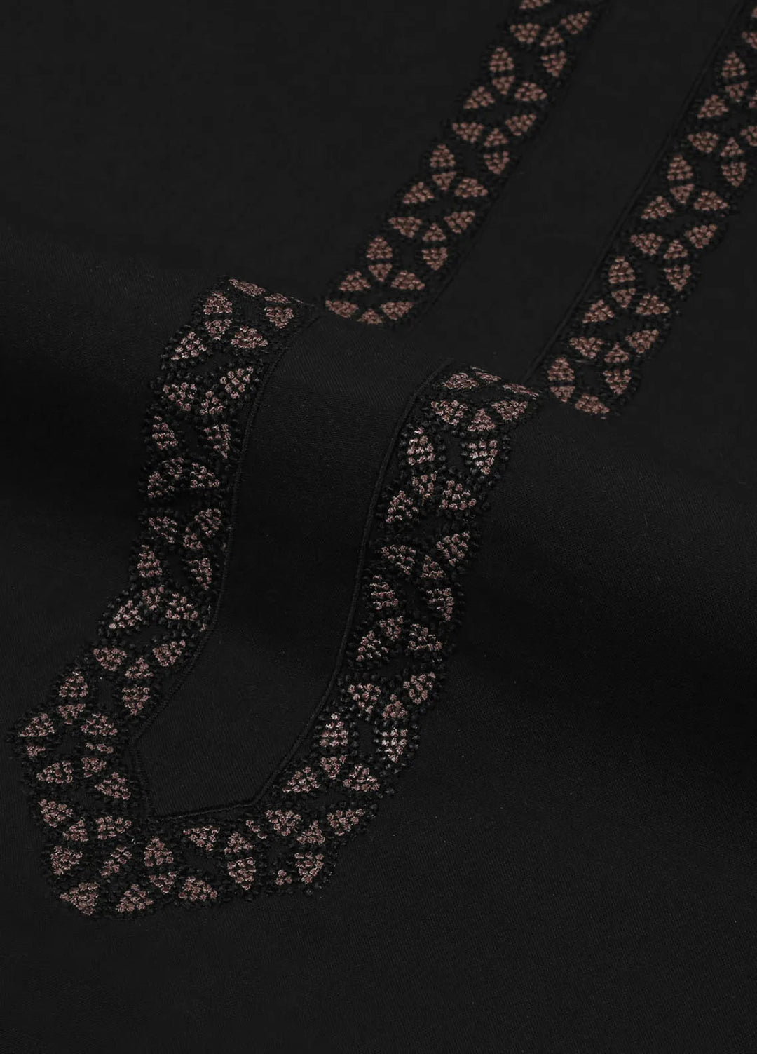 Monochrome by Fabrich Embroidered Wash N Wear Suit Unstitched 2 Piece GTS-MG-004 - Festive Collection