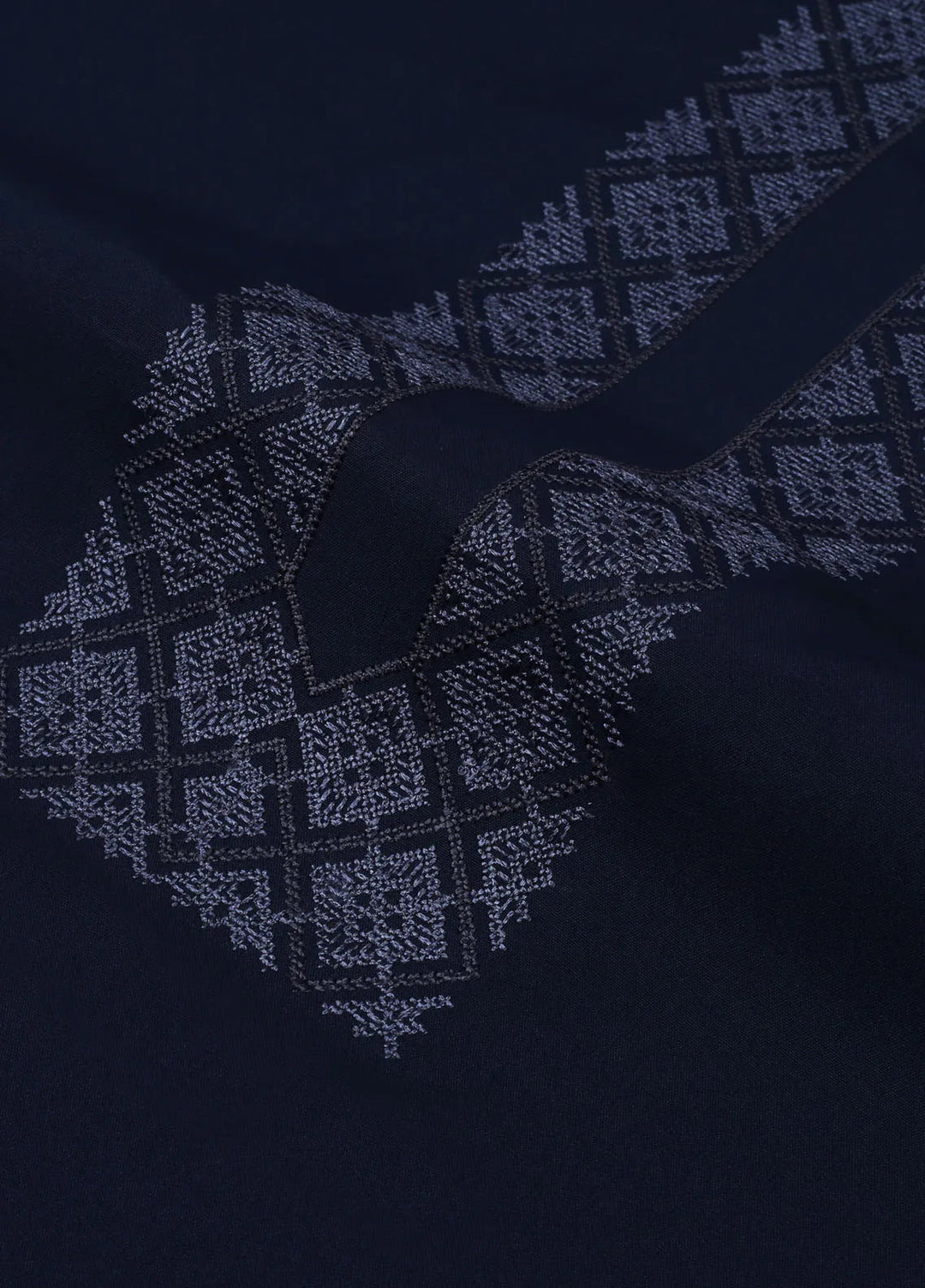 Monochrome by Fabrich Embroidered Wash N Wear Suit Unstitched 2 Piece GTS-MG-007 - Festive Collection