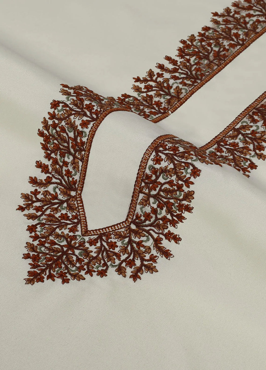 Monochrome by Fabrich Embroidered Wash N Wear Suit Unstitched 2 Piece GTS-WK-004 - Festive Collection