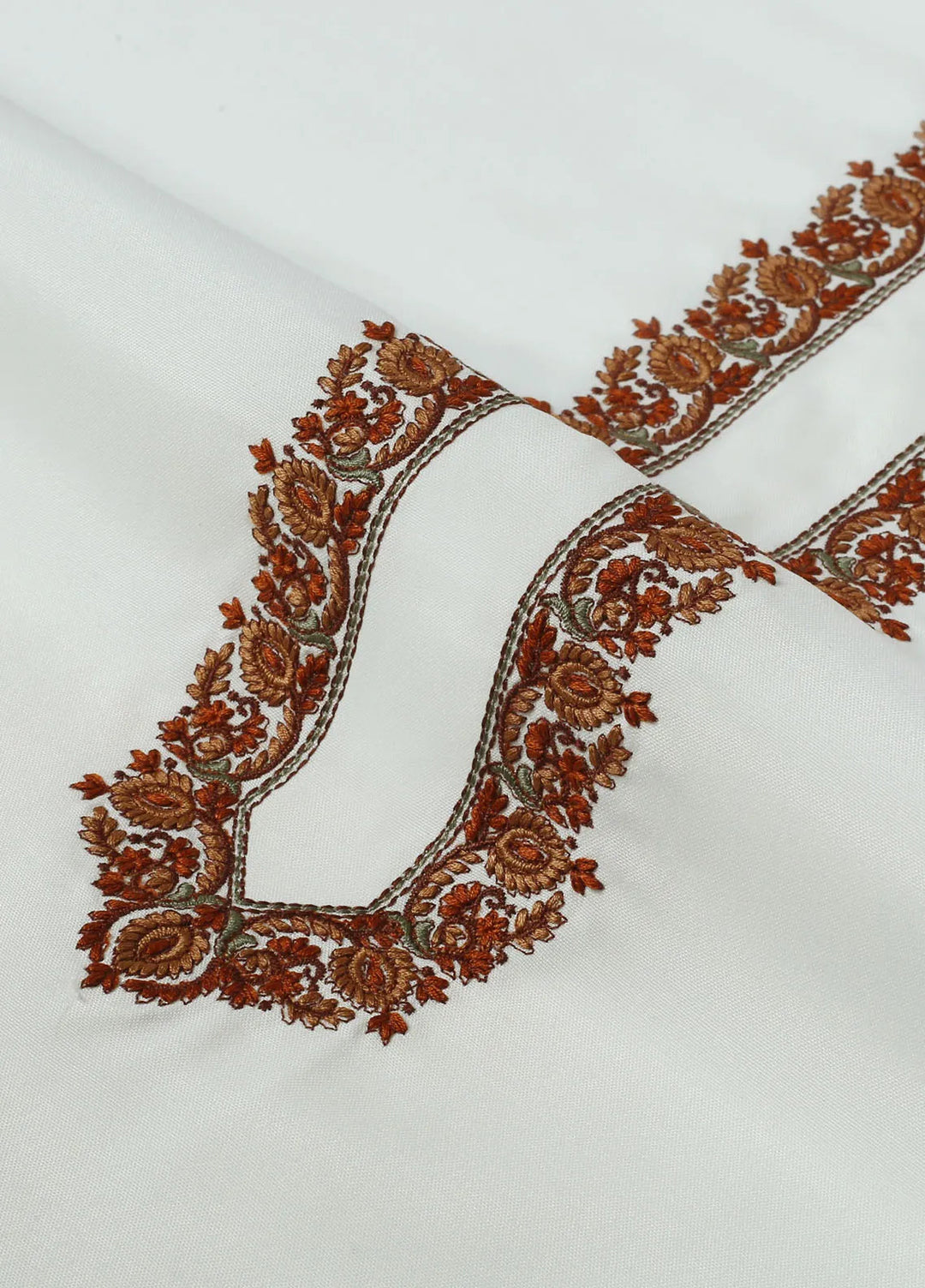 Monochrome by Fabrich Embroidered Wash N Wear Suit Unstitched 2 Piece GTS-WK-005 - Festive Collection