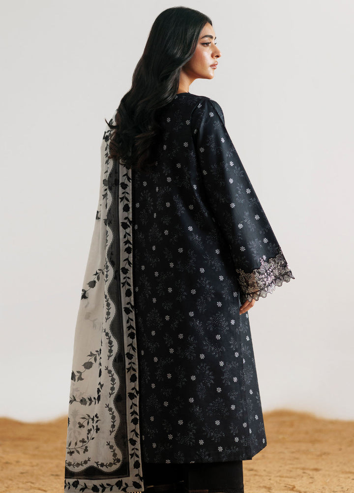 Monochrome by Seran Embroidered Lawn Suits Unstitched 3 Piece SN25MC D-08 Zyre - Summer Collection