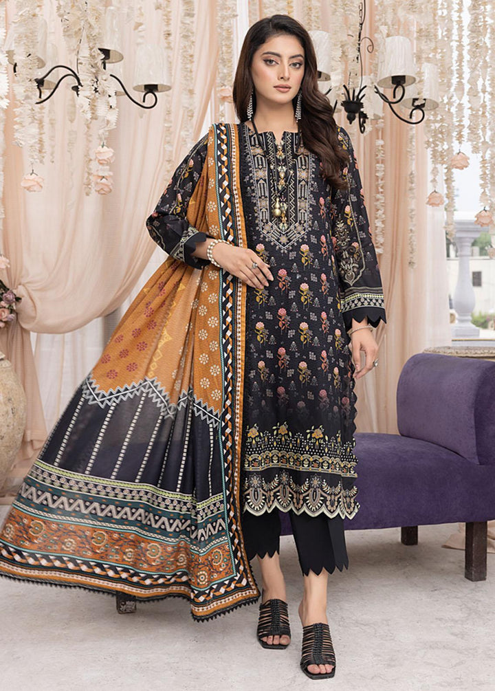 Monsoon By Al Zohaib Printed Lawn Suits Unstitched 3 Piece AZ23ML 02 - Summer Collection