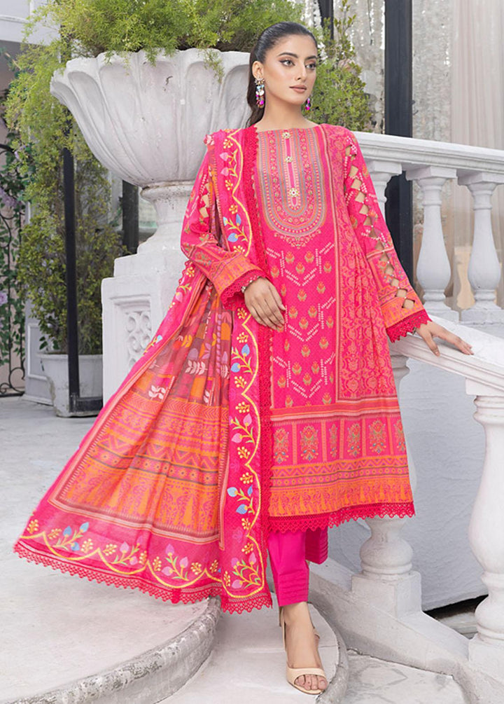 Monsoon By Al Zohaib Printed Lawn Suits Unstitched 3 Piece AZ23ML 03 - Summer Collection